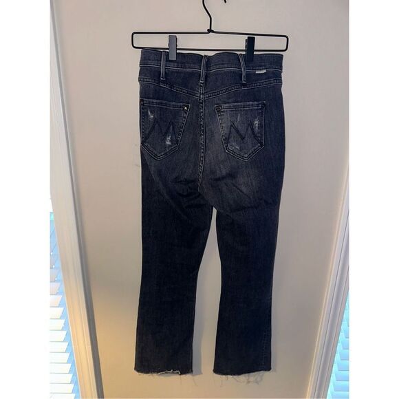 MOTHER jeans The Patch Pocket Hustler Ankle Fray in Leave the Light on 25 - Picture 4 of 7